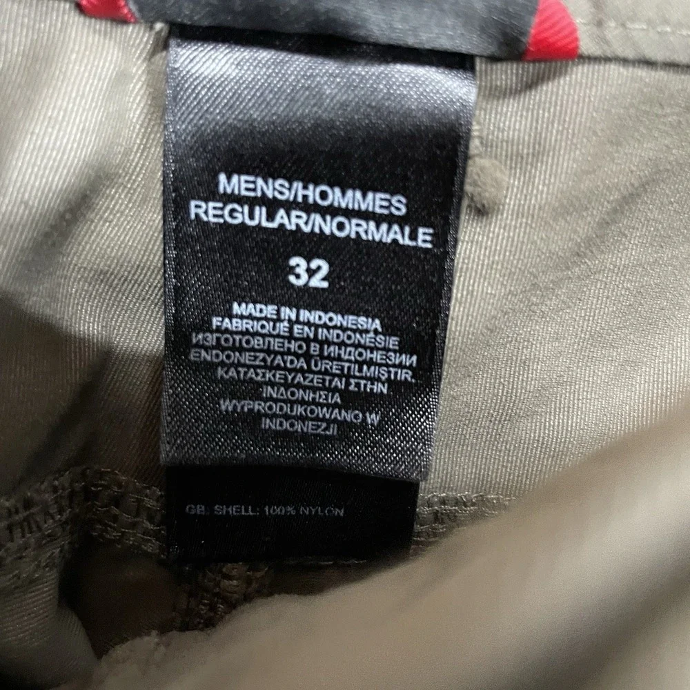 The North Face Brown Men Hiking Outdoor Pants Sz 32 Brown Technical
